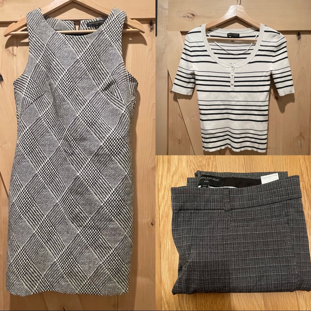 BANANA REPUBLIC set of 3